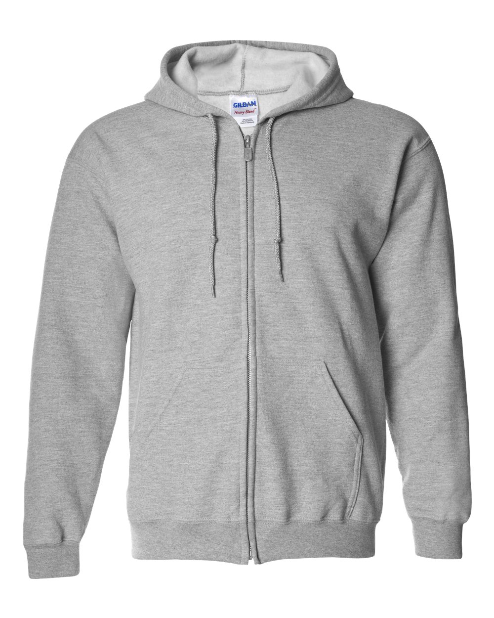 full zip hooded sweatshirt