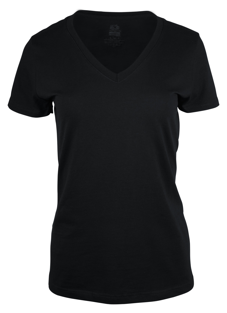 Picture of Fruit of the Loom Women's HD Cotton™ V-Neck T-Shirt