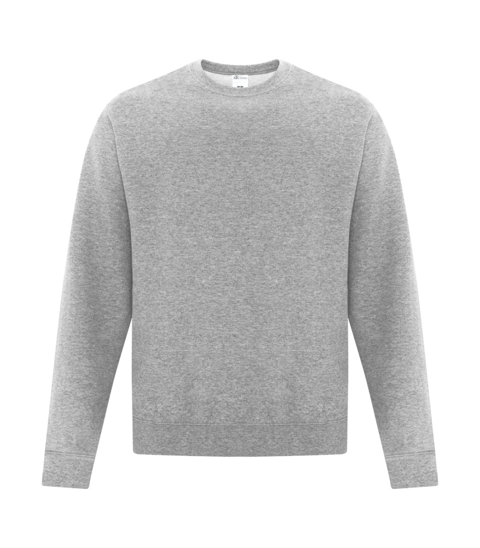 fleece crewneck sweatshirt