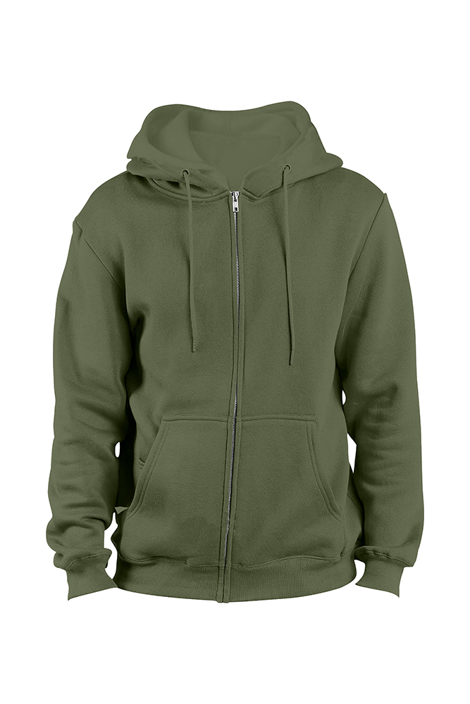 Threadfast Unisex Ultimate Fleece Full-Zip Hooded Sweatshirt