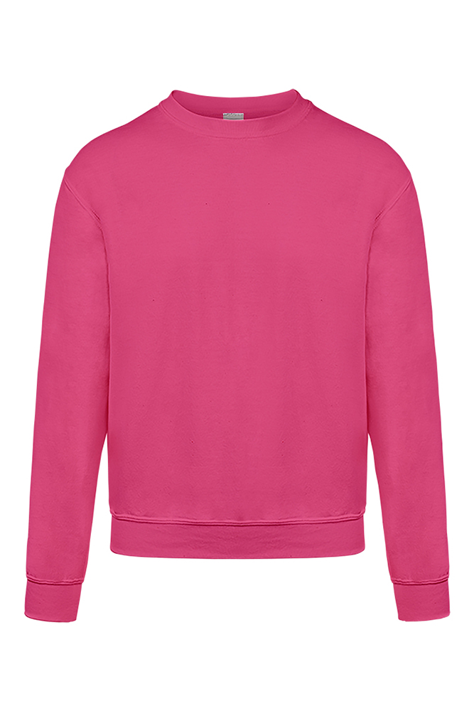 18000B Gildan Heavy Blend™ Youth Sweatshirt Safety Pink – Detail