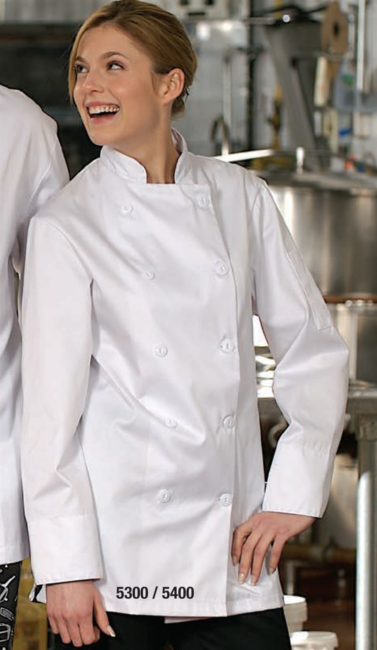 Picture of Premium Uniforms Plastic Button 100% Cotton Chef Coat