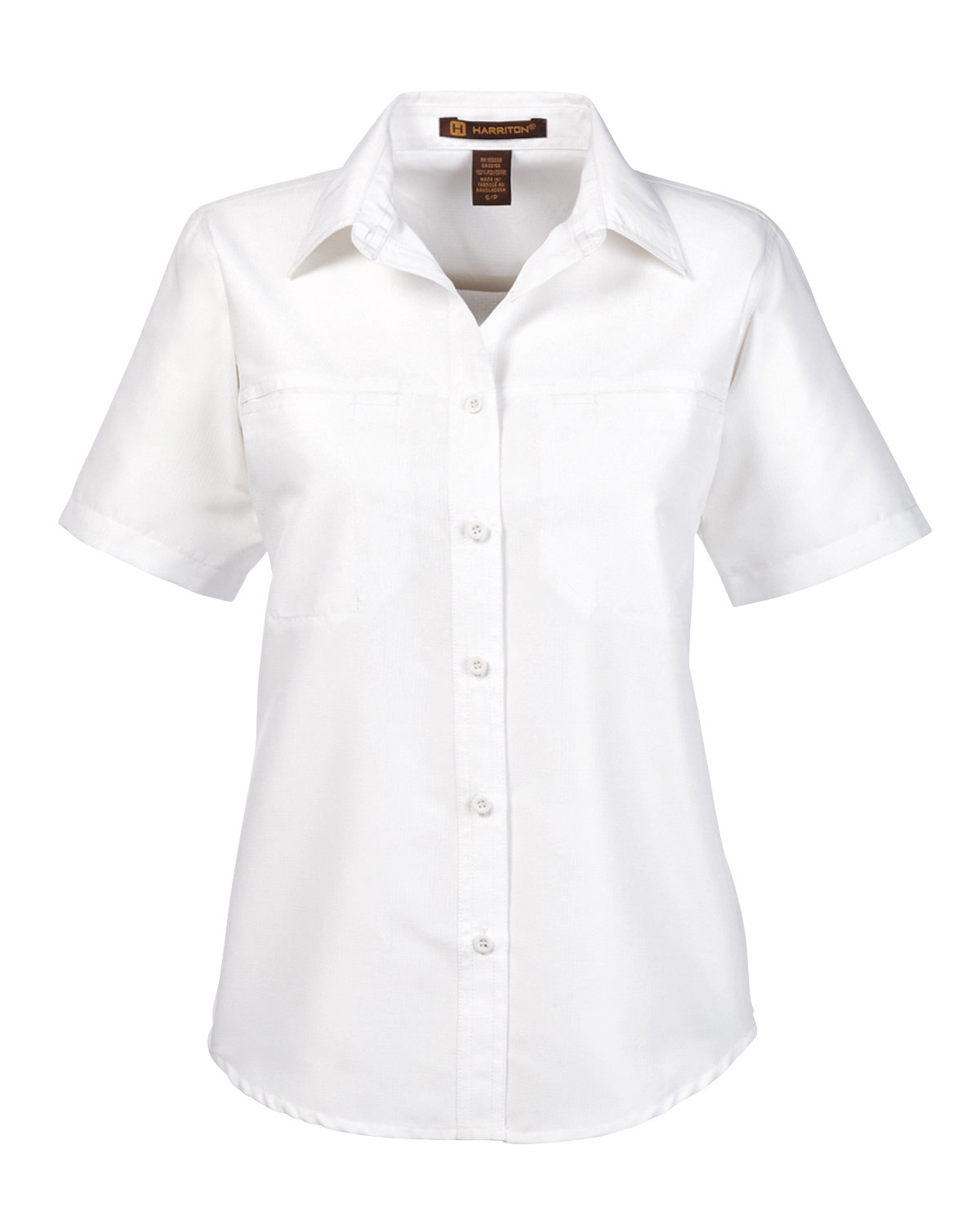Picture of Harriton Women's Key West Short-Sleeve Performance Staff Shirt