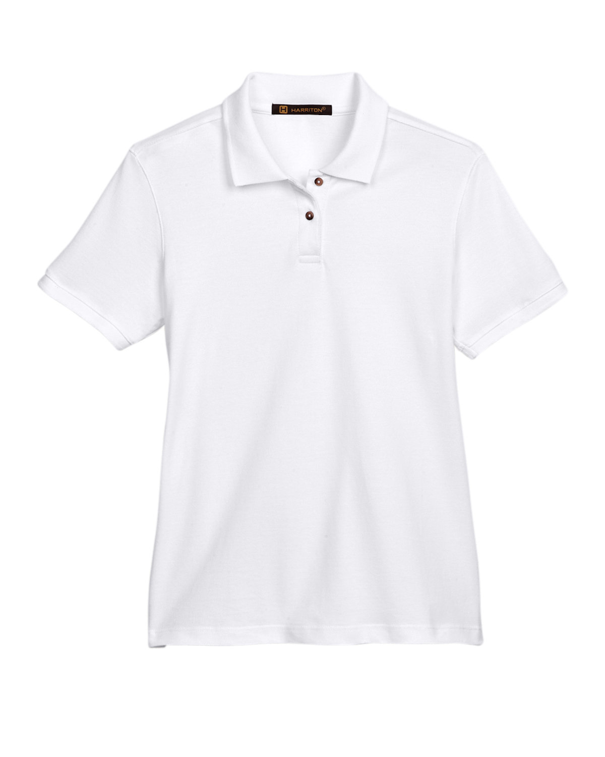 Picture of Harriton Women's Ringspun Cotton Piqué Short-Sleeve Polo