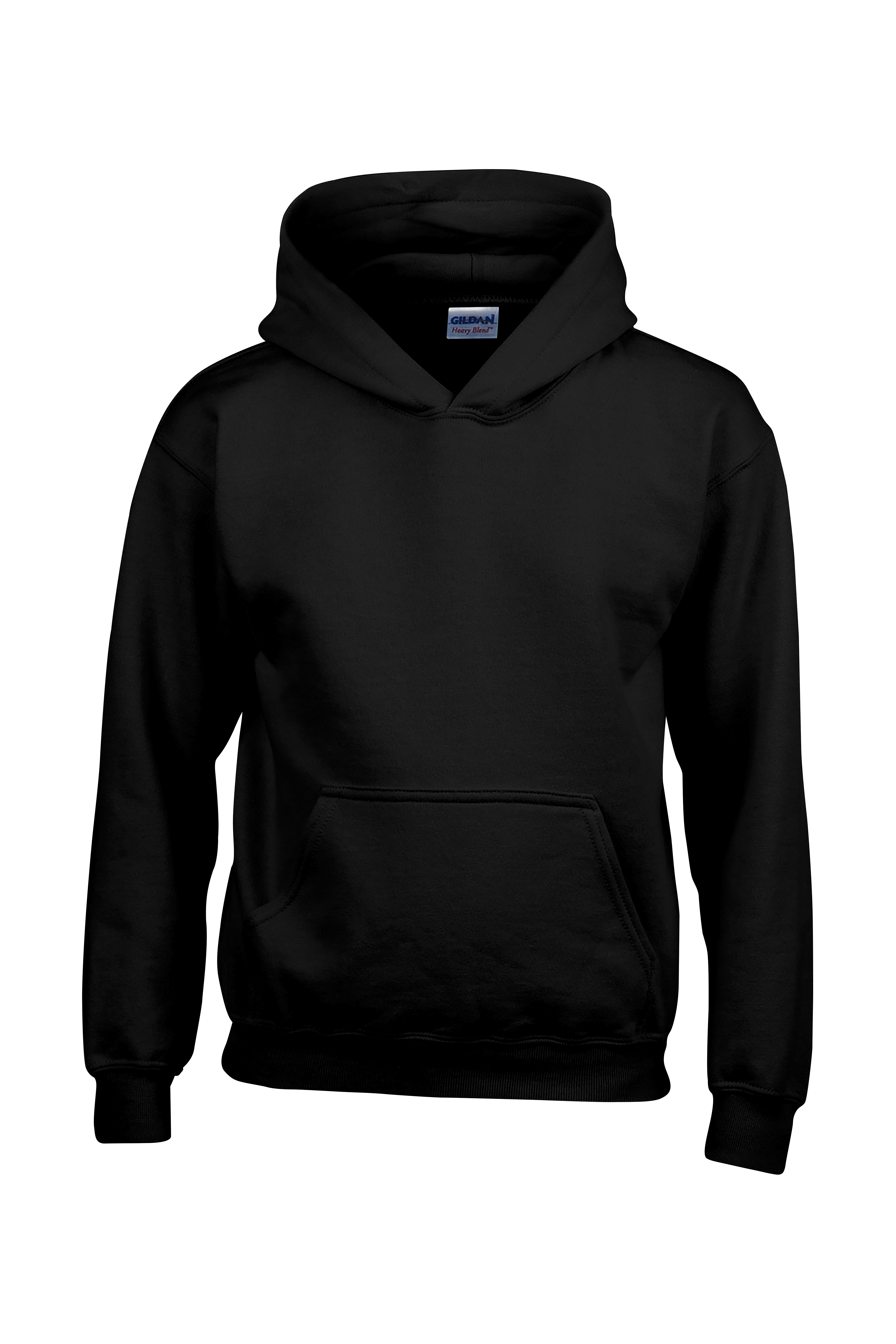 Gildan 18500 Hoodie Black Adult Heavy Blend™ 8 Oz., 50/50 Hood