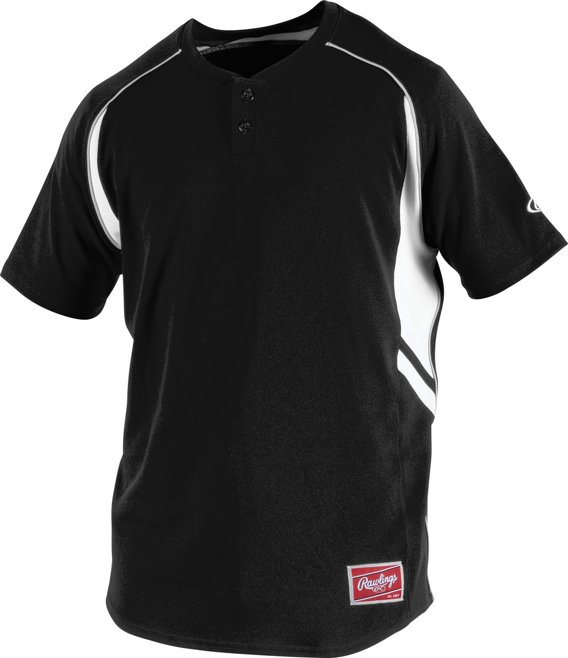 Custom Jersey TShirts RAWLINGS Men's 2Button Jersey Entripy