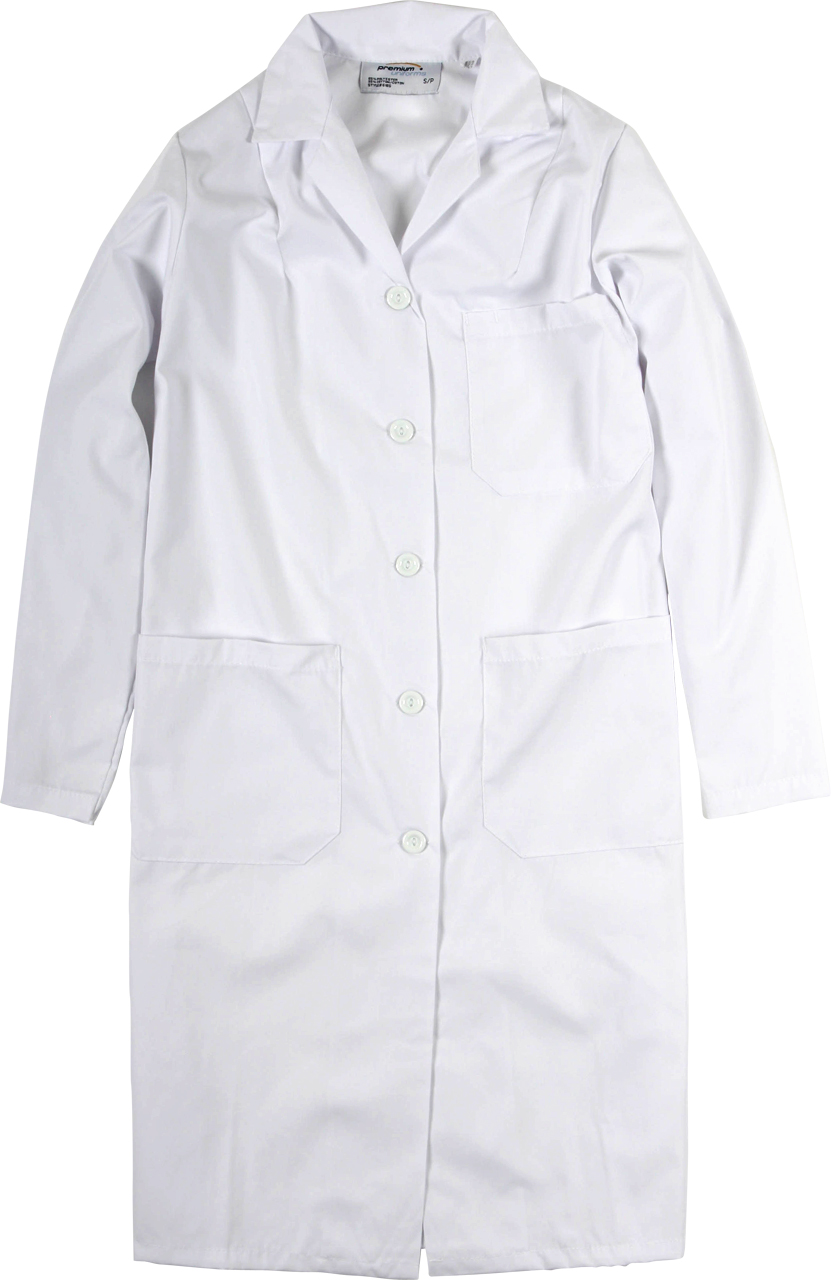 Picture of Premium Uniforms Women's Button Closure 3 Pocket Lab Coat