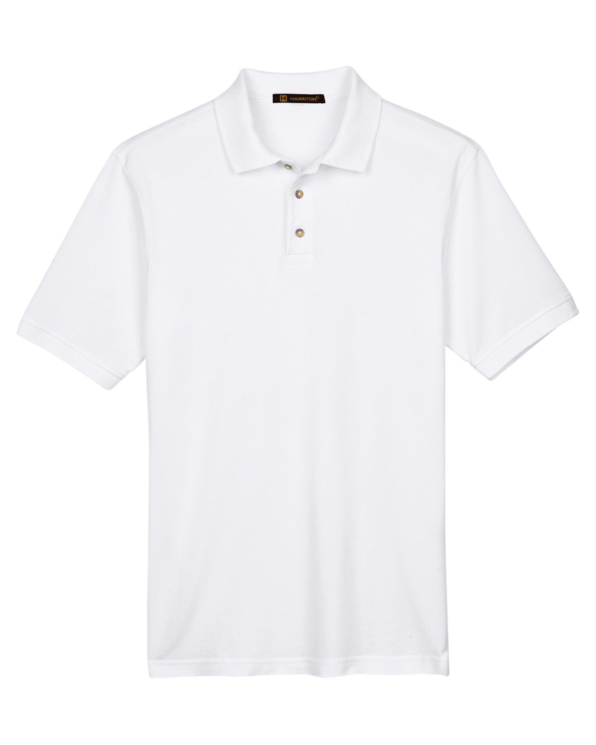 Picture of Harriton Men's Ringspun Cotton Piqué Short-Sleeve Polo