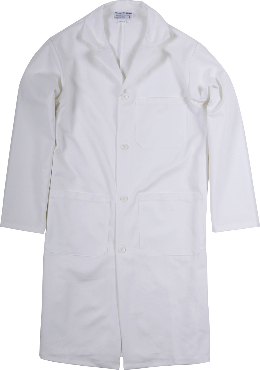 Picture of Premium Uniforms Men's Button Closure 3 Pocket 100% Cotton Lab Coat