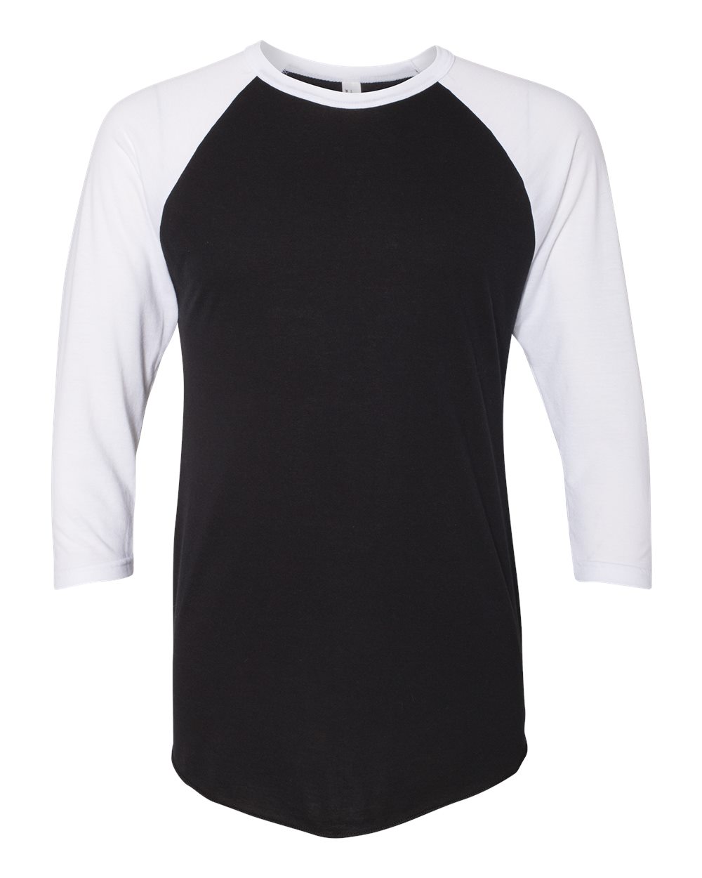 Picture of American Apparel Poly-Cotton 3/4 Sleeve Raglan Shirt