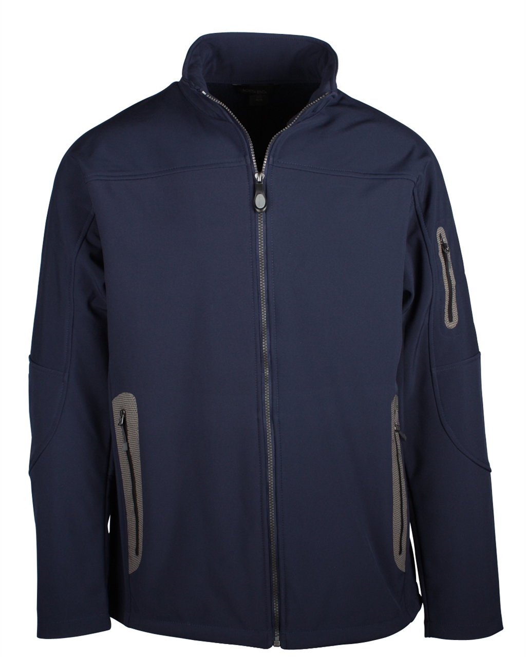 North End Men's Three-Layer Fleece Bonded Soft Shell Technical Jacket