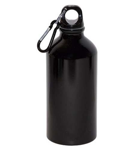 Picture of Aluminum Water Bottle with Carabiner (500 Ml. or 17 Oz.)