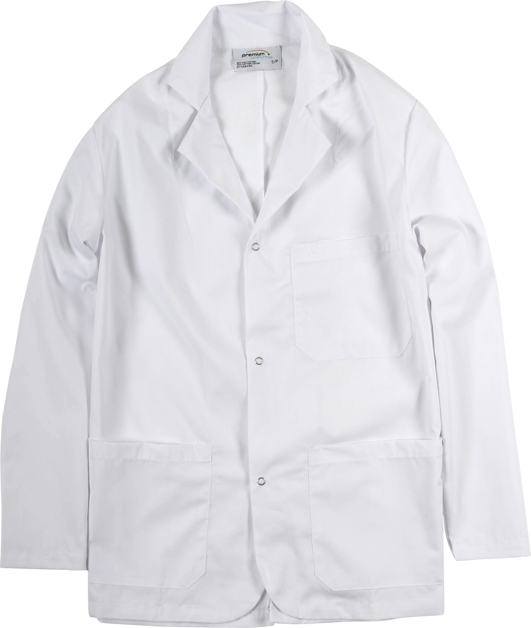 Picture of Premium Uniforms 3 Pocket Poplin Counter Coat With Snaps