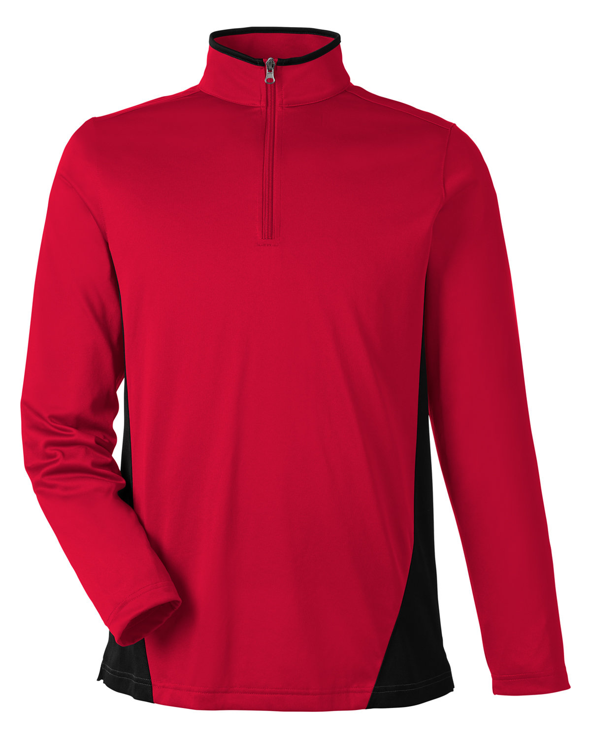 Picture of Harriton Men's Flash Snag Protection Plus IL Colorblock Quarter-Zip