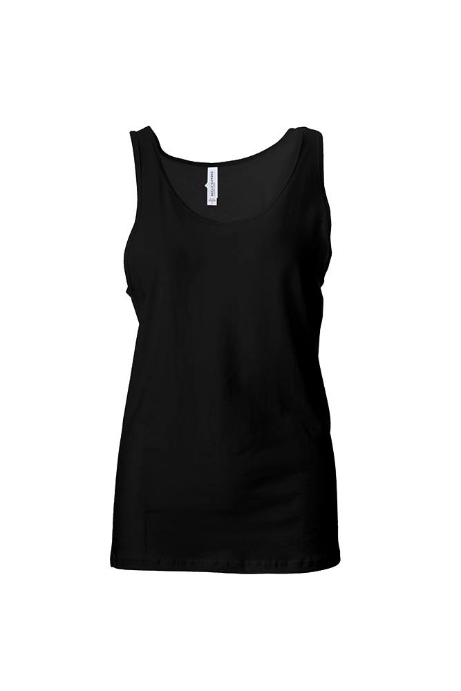 Bella + Canvas 3480 Unisex Jersey Tank–Black (M)