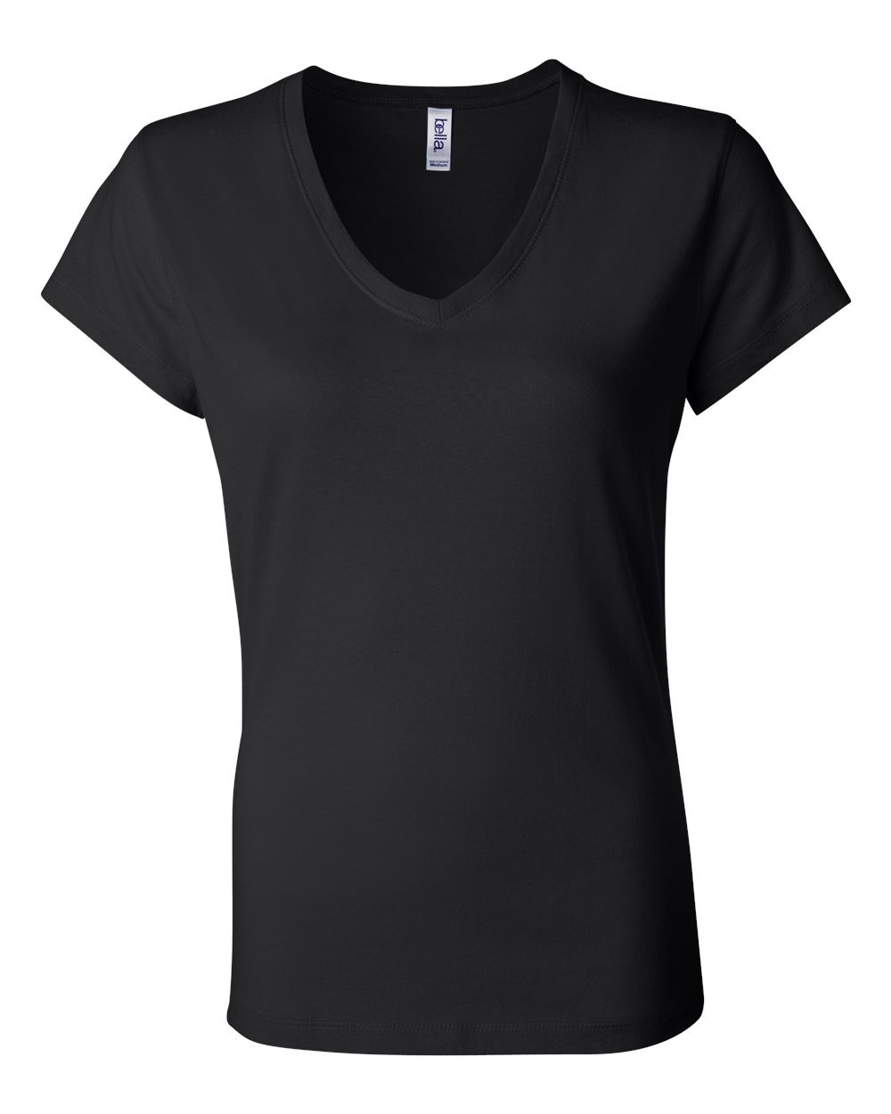 Picture of Bella Canvas Ladies Short Sleeve V-Neck Jersey T-Shirt