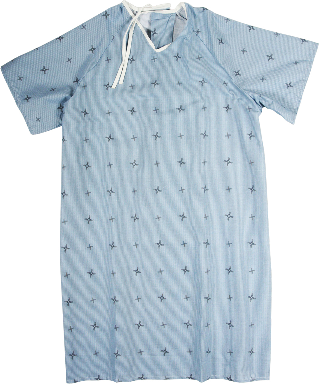 Picture of Premium Uniforms Overlapping Printed Patient Gown