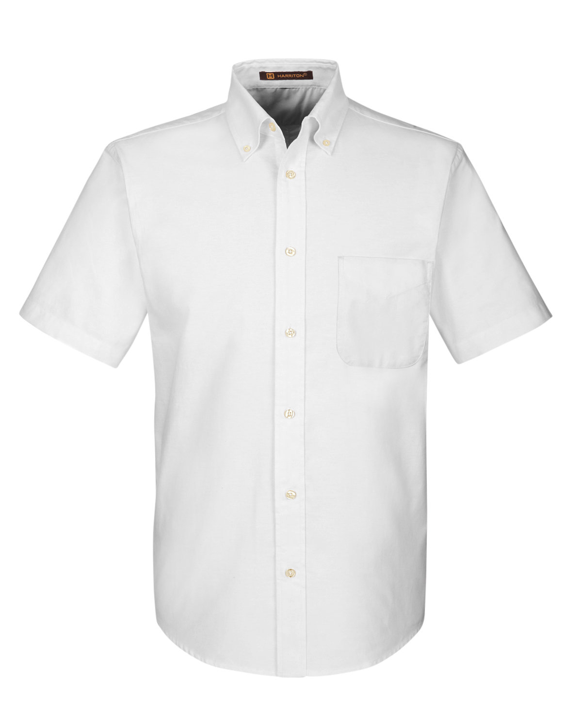 Picture of Harriton Men's Short-Sleeve Oxford with Stain-Release