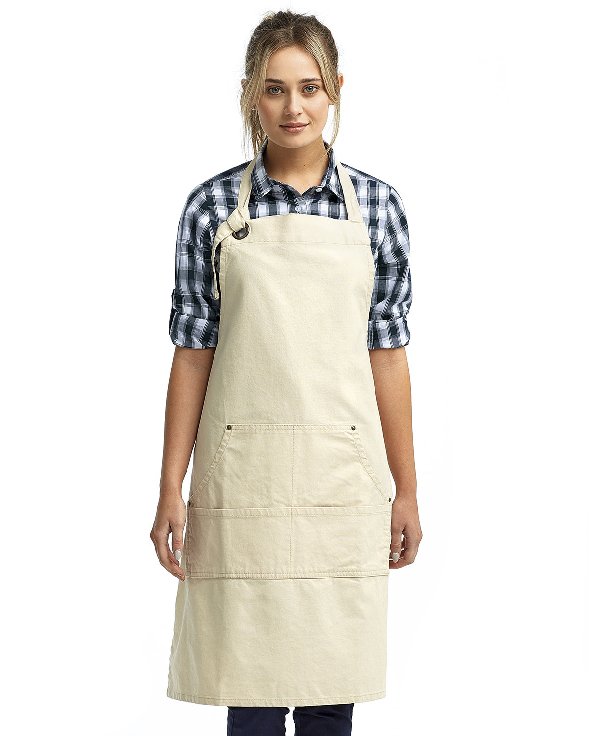 Picture of Artisan Collection by Reprime Unisex "Calibre" Heavy Cotton Canvas Pocket Apron