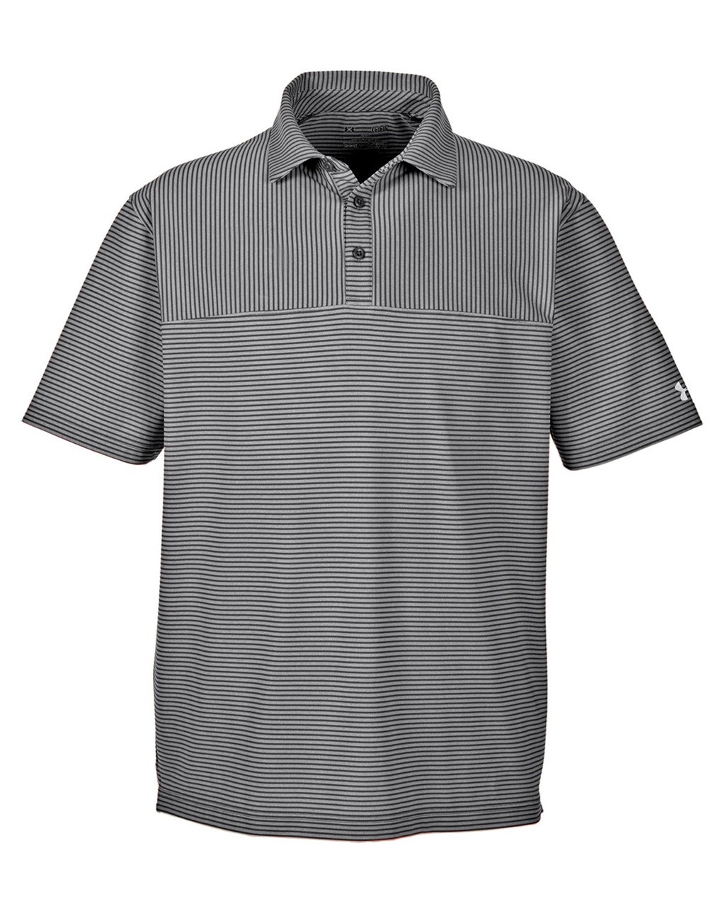 under armour raise stripe polo