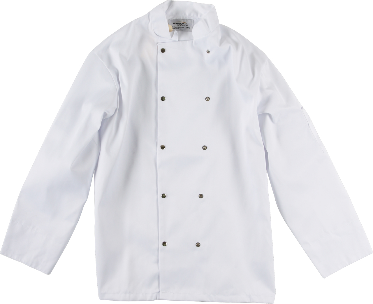 Picture of Premium Uniforms Spun Poly Chef Coat With Dome Closure