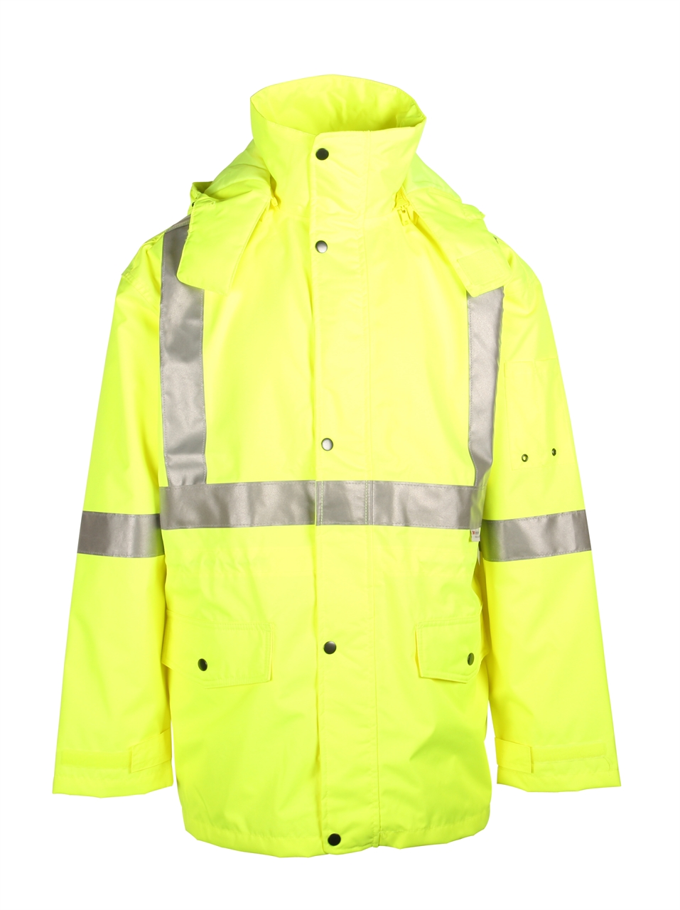 Sumaggo High Visibility 3/4 Length Rain Jacket | Entripy