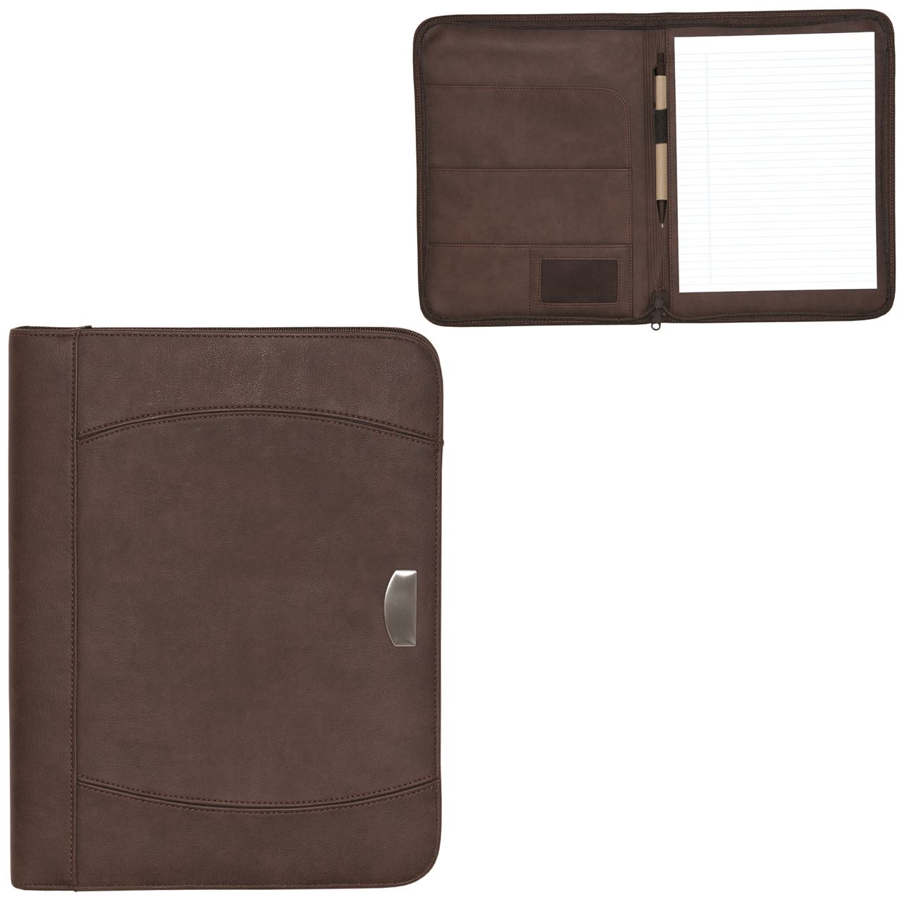 Picture of Zippered Notebook Portfolio W/ Pocket
