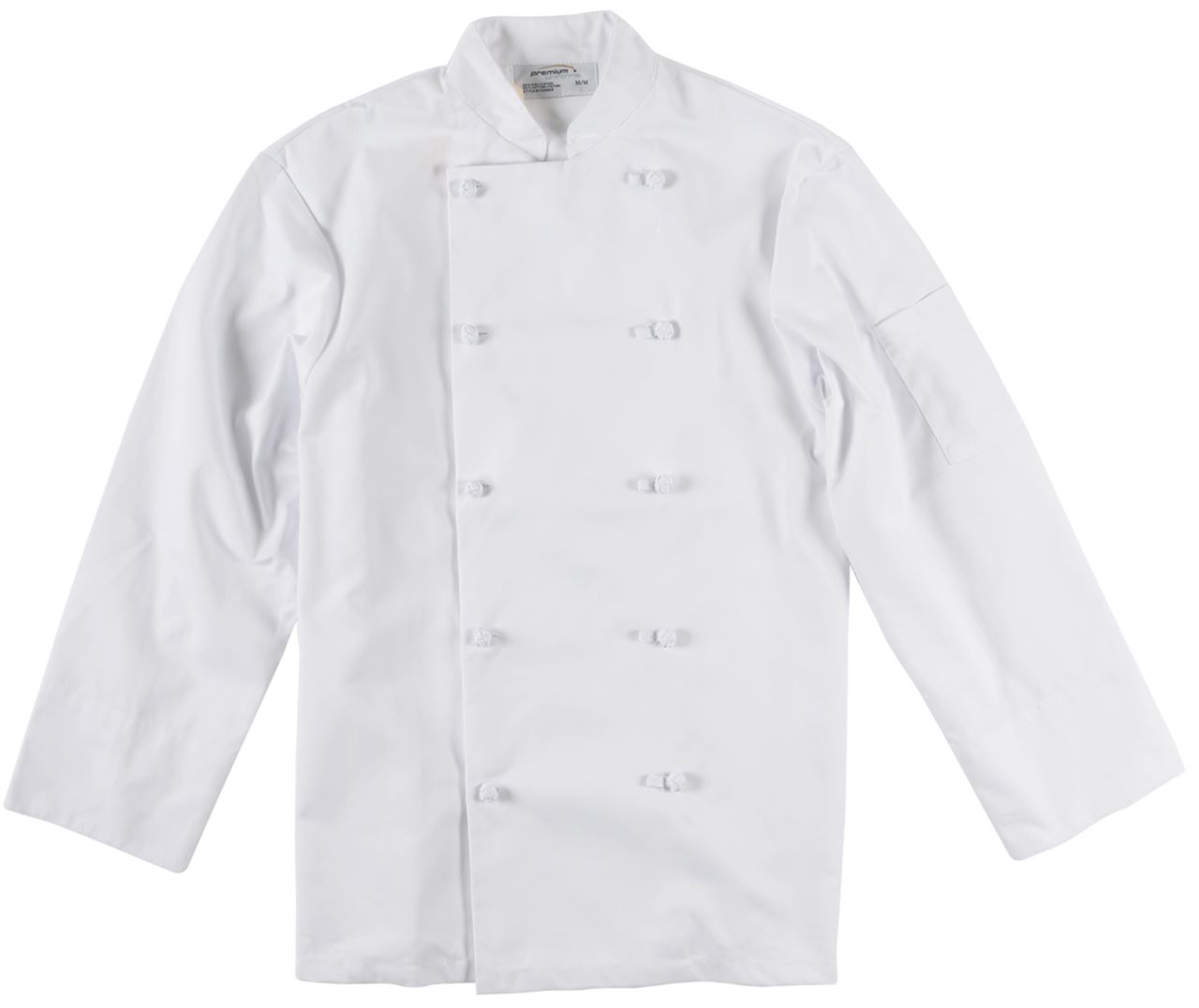 Picture of Premium Uniforms Long Sleeve Knot Button Econo Chef Coat