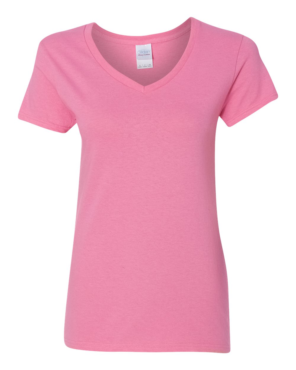 5000 Gildan Heavy Cotton™ T-Shirt Safety Pink – Detail Basics Canada