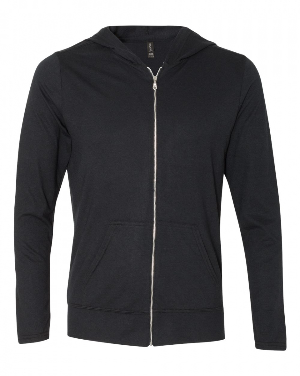 anvil full zip hooded sweatshirt
