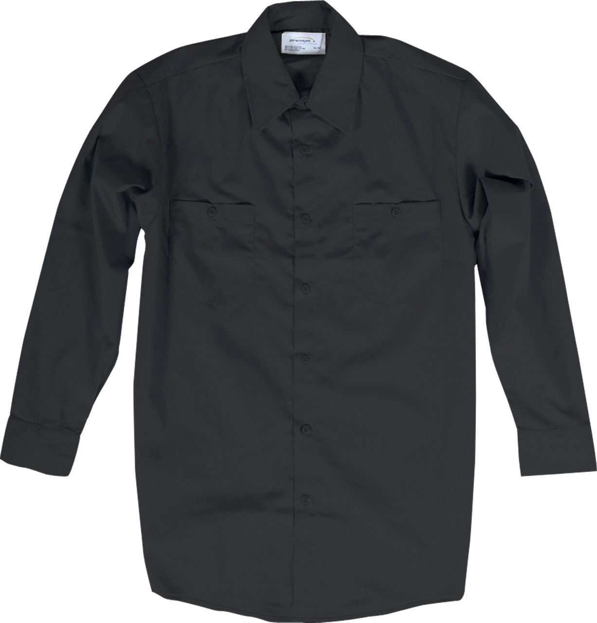 Picture of Premium Uniforms Long Sleeve Banded Collar Work Shirt