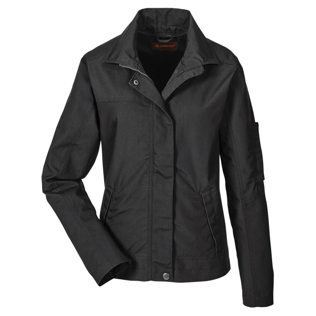 Black work shop jacket womens