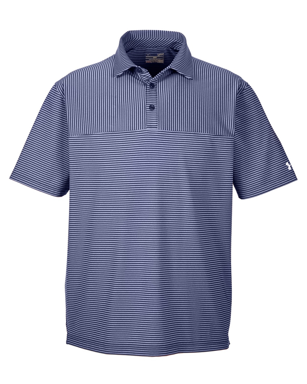 under armour men's playoff core stripe golf polo