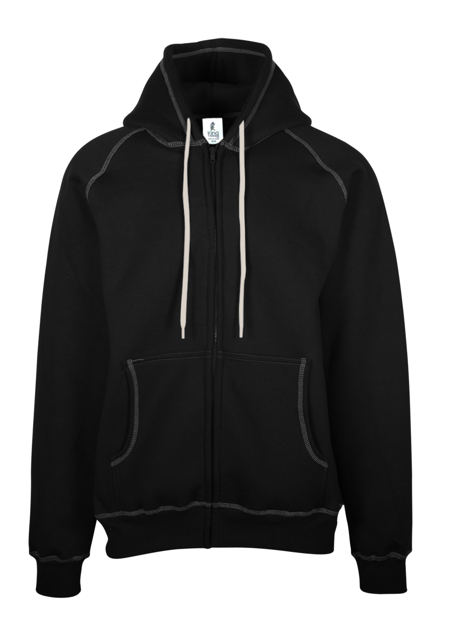 full zip hooded jacket