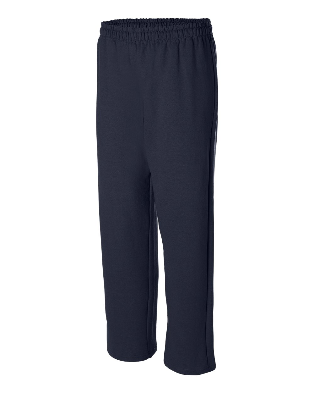 Open Bottom Sweatpants with heat transferred logo