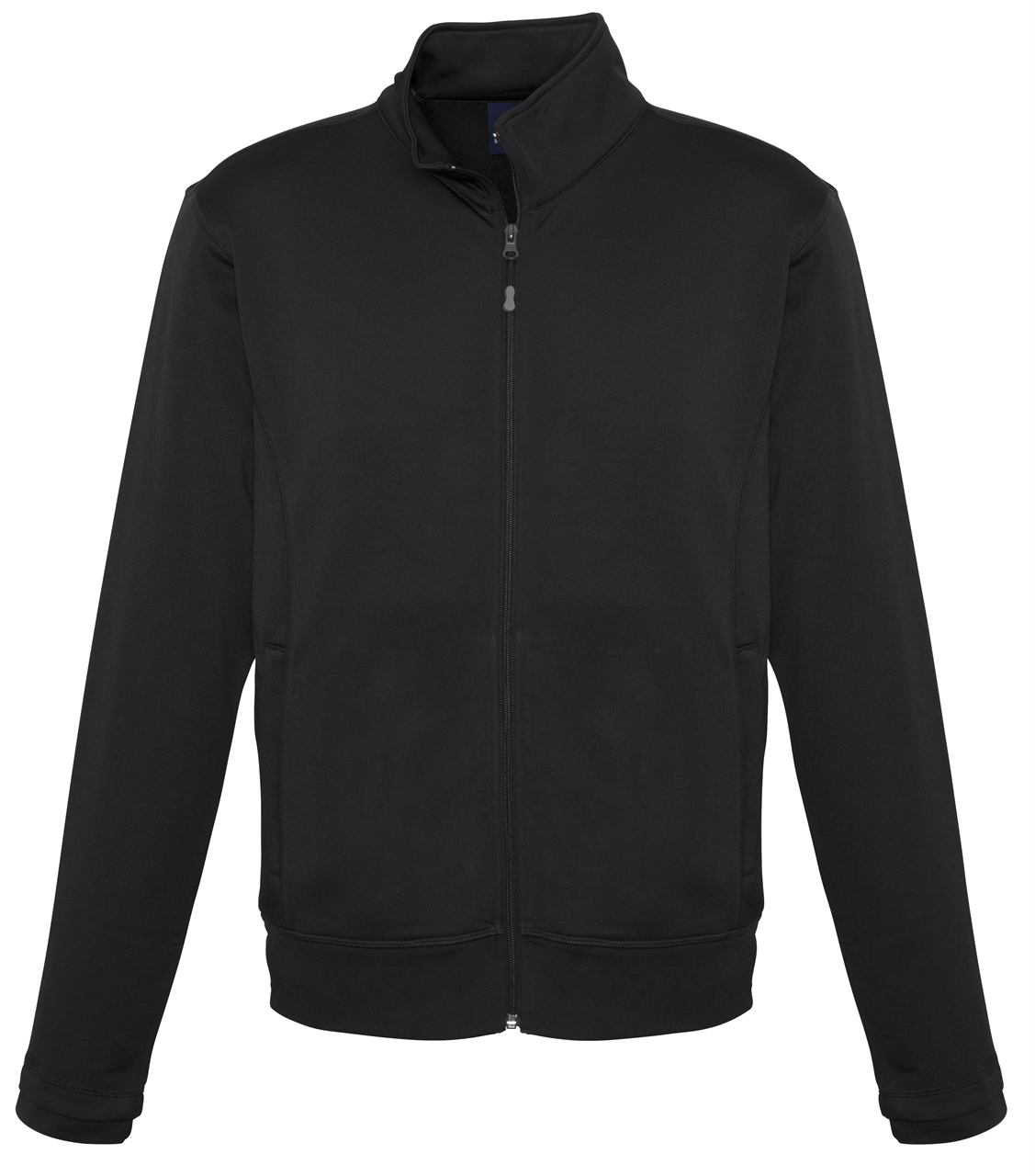 Solid Black Full-Zip Long Sleeve Jacket - Evelie Blu Boutique