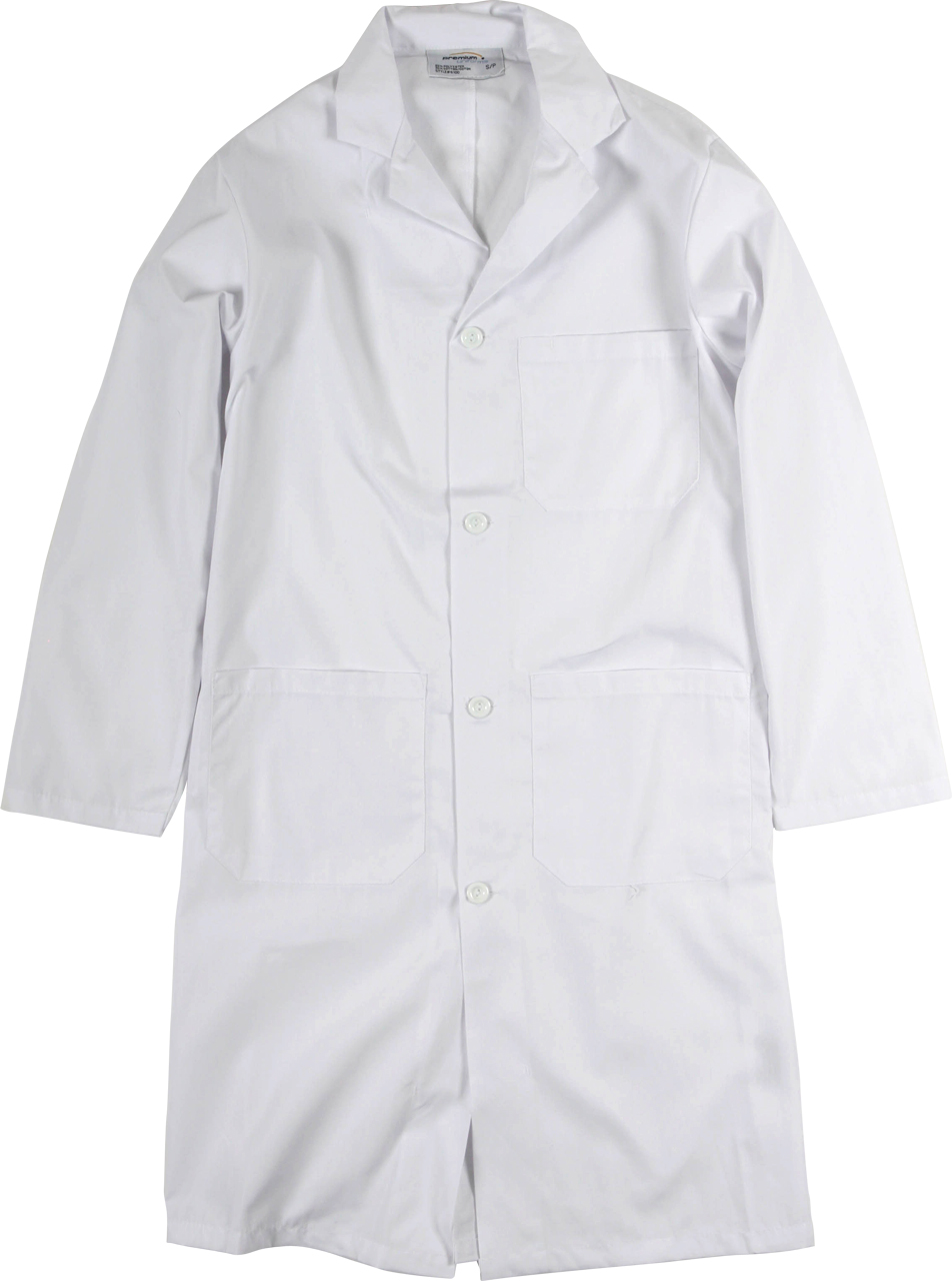 Picture of Premium Uniforms Men's Button Closure Three-Pocket Lab Coat