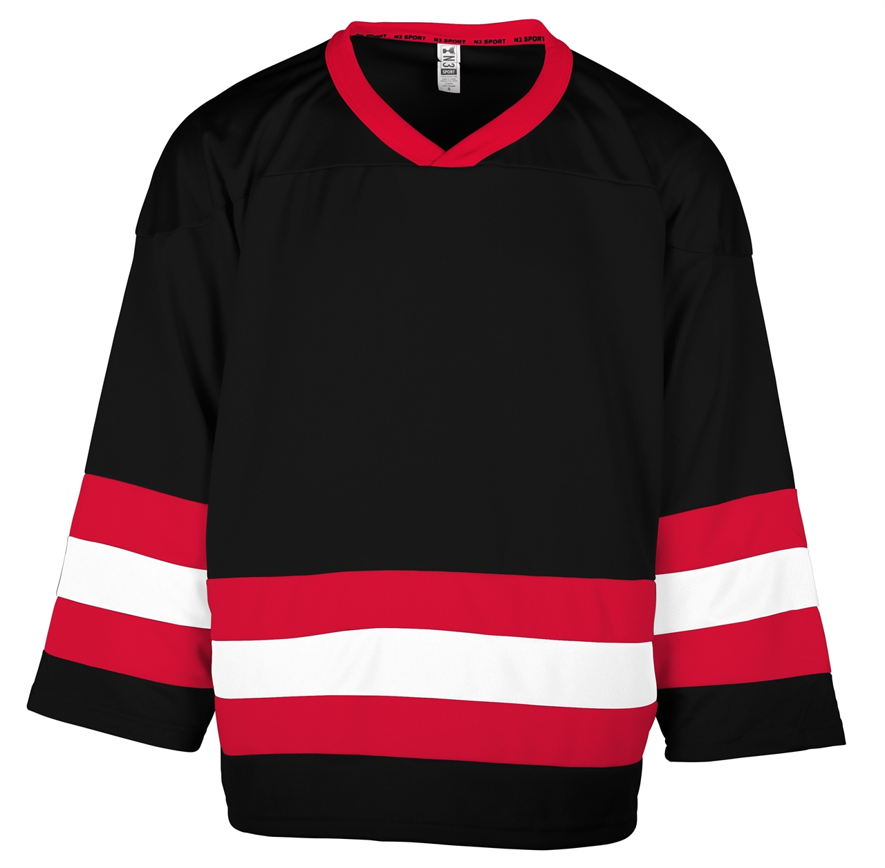 Picture of N3 SPORT Striped Hockey Jersey