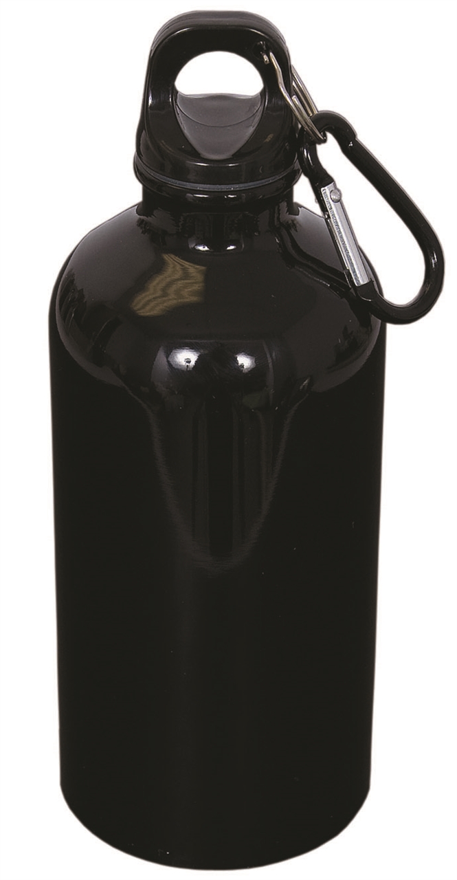 Picture of Stainless Steel Water Bottle With Carabineer (500 ml or 17 oz)