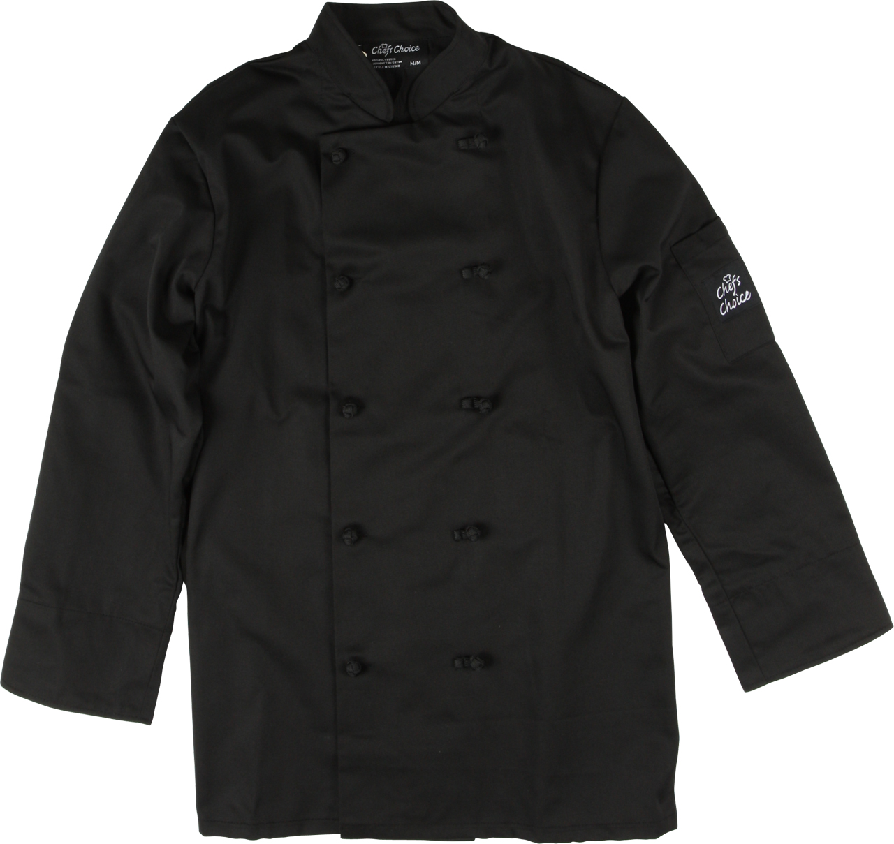 Picture of Premium Uniforms Long Sleeve Knot Button Coloured Chef Coat