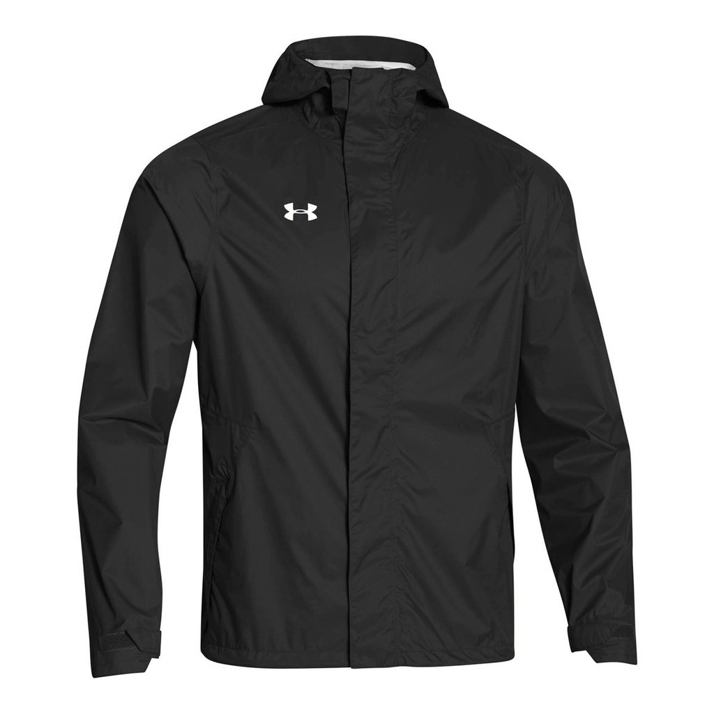 under armour black rain jacket